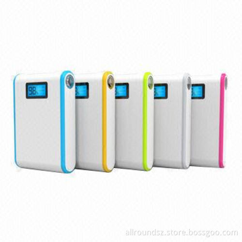 1,1200mAh Power Bank with Digital, 5.0V DC/1,000mA Input